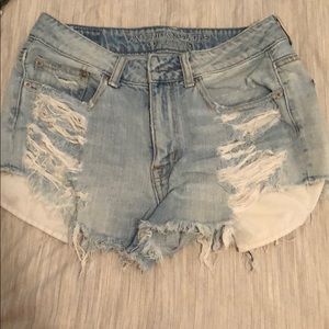 American eagle hi-rise shorts
